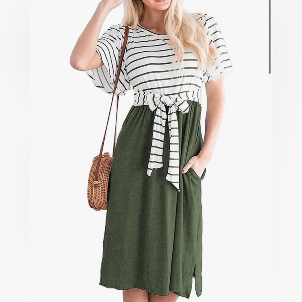 Jersey knit summer dress